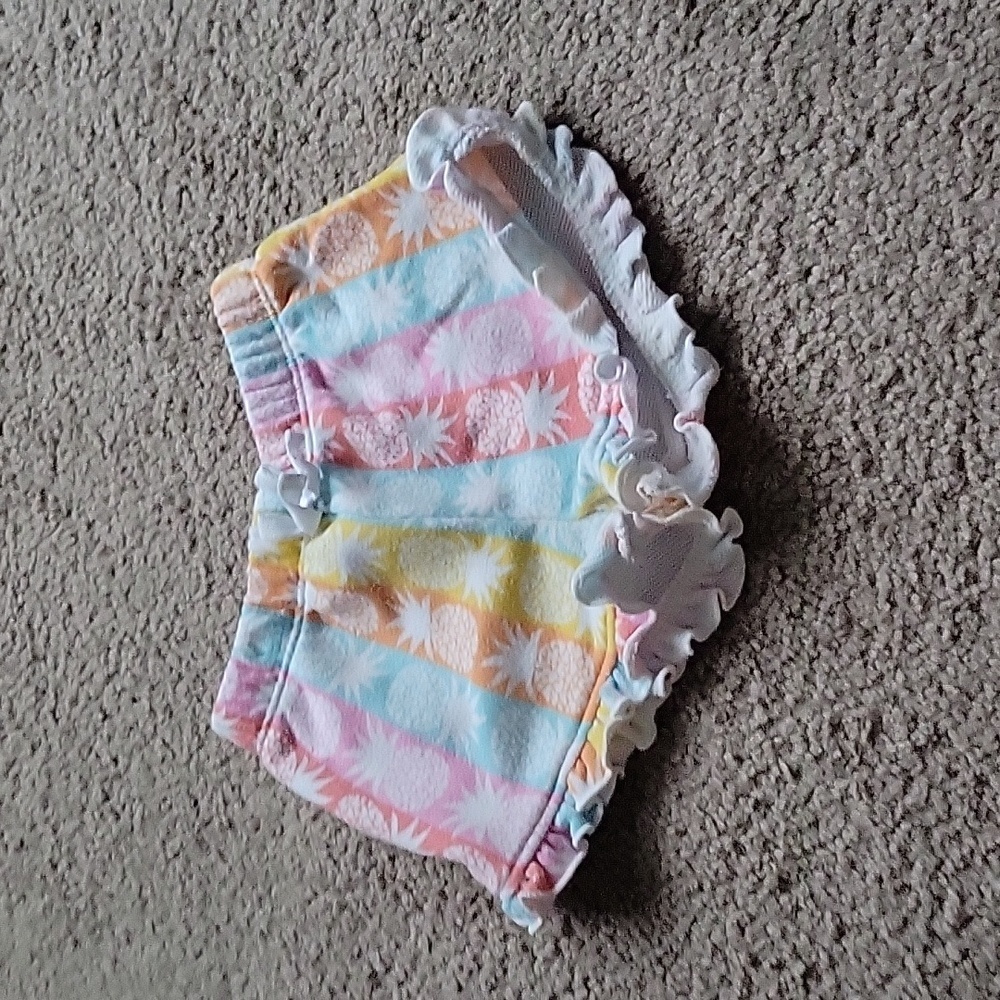$3 IF BUNDLED Colorful Ruffled Kids Shorts